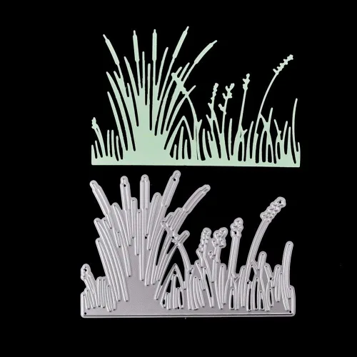 Vista 5 de 1 troquel de corte de hierba cálamus, troqueles de hierba, plantillas de corte de metal DIY Scrapbooking Artist para manualidades, troquelados