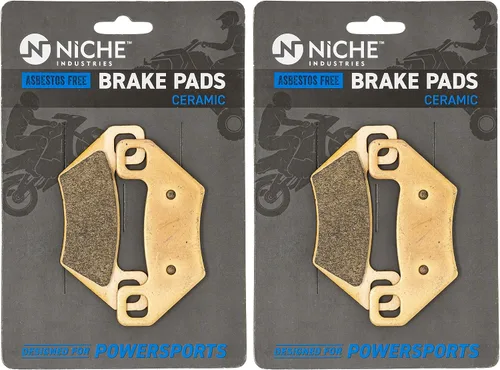 Vista 8 de Juego de pastillas de freno de cerámica NICHE delanteras y traseras para Arctic Cat 1436-420 1436-811 Polaris 2204137