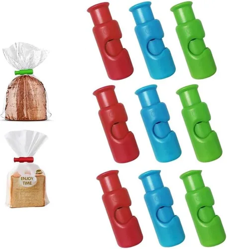 Vista 8 de Clips para Bolsas, Nuevos Clips para Bolsas de Chips y Alimentos, Clips Reutilizables para Bolsas de Comestibles, Clip de Cierre para Pan