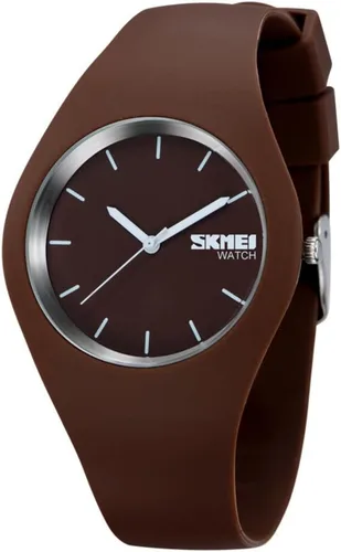 Vista 20 de Gosasa Casual estilo simple correa de silicona mujeres hombres deportes relojes 30M impermeable