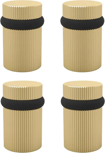 Vista 36 de Mega Handles Tope de Puerta de Piso, Tope Negro de Instalación Rápida Protector de Pared, Protectores de Pared contra Pomos de Puerta, Tope