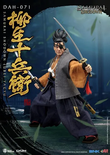 Vista 3 de Beast Kingdom Samurai Shodown: Jubei Yagyu DAH-071 - Figura de acción dinámica de 8 cciones, multicolor