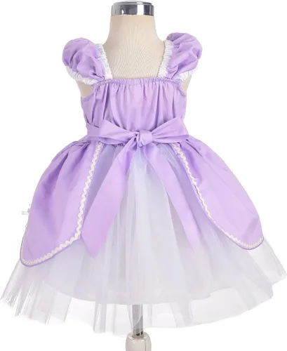 Vista 7 de Lito Angels Disfraz de princesa de verano para niñas pequeñas con accesorios