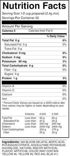 Vista 2 de Calorie Control Gelatina - Arándano