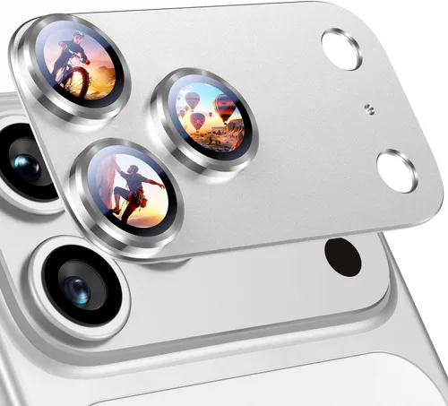 Vista 21 de Uyiton para iPhone 13 Pro/iPhone 13 Pro Max Protector de Lente de Cámara, [Fuerte Adhesión] [Protección contra Caídas] Cubierta de Cámara Posterior
