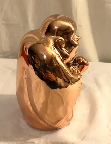 Vista 5 de Nueva 6" cerámica figura de buda rezando Estatua sonriente