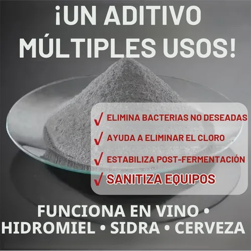 Vista 3 de Metabisulfito de potasio - SO2 (4 oz)