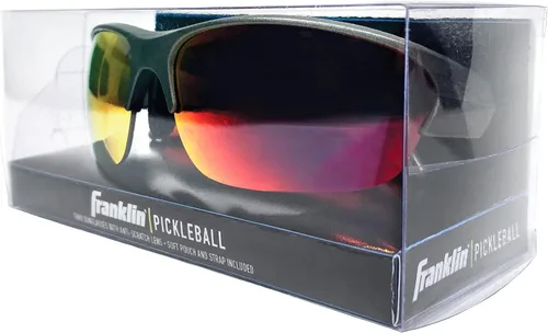 Vista 9 de Franklin Sports Pickleball Sunglasses - All Sport UV Glasses for Tennis, Pickleball, Cycling, Rowing + More - Athletic Shades with Headband + Carry