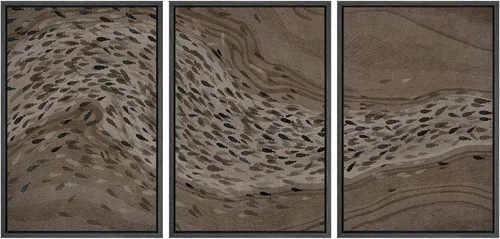 Vista 80 de SIGNWIN Lienzo enmarcado para pared, juego de arte dramático de cielo tormentoso, ilustraciones de paisaje nuboso Moody, arte moderno decorativo