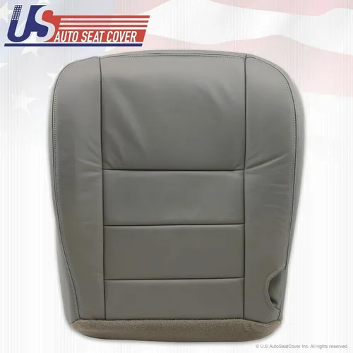 Vista 5 de 2002 2003 2004 para Ford F250 Lariat Super Duty Driver Bottom Funda de asiento de cuero gris