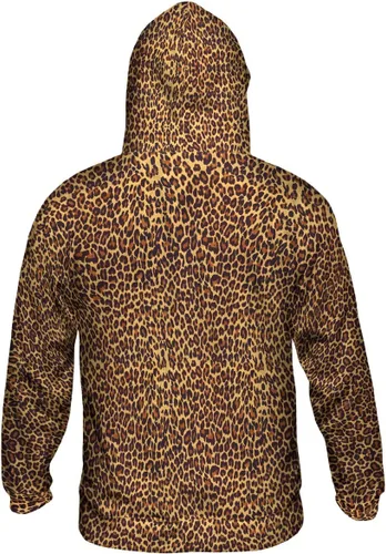 Vista 2 de Yizzam- Cheetah Skin - Allover Print - Sudadera con capucha para hombre