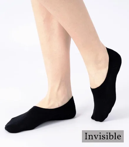 Vista 6 de Breslatte Calcetines invisibles para mujer y hombre, antideslizantes, atléticos, no se transparentan, cortos, invisibles, de corte bajo para mujer