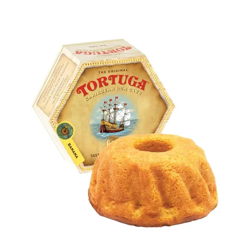 Vista 11 de Tortuga - Paquete de regalo de surtido de pasteles de ron caribeño de 4 onzas