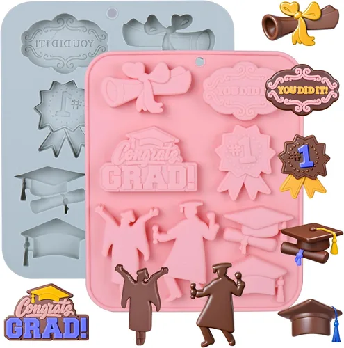 Vista 8 de Palksky Moldes de chocolate de vaquero, paquete de 2 moldes de silicona con temática occidental para hornear con botas de caballo de vaquero, 4