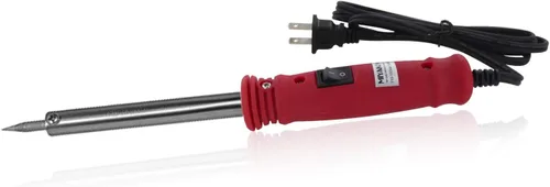Vista 4 de Soldador resistente de 50 W – Herramienta estilo lápiz de alto rendimiento con agarre de goma reforzado, punta reemplazable e interruptor
