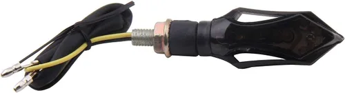 Vista 2 de Luces LED intermitentes de lente ahumada negra compatible con Kawasaki Ninja H2R 2015