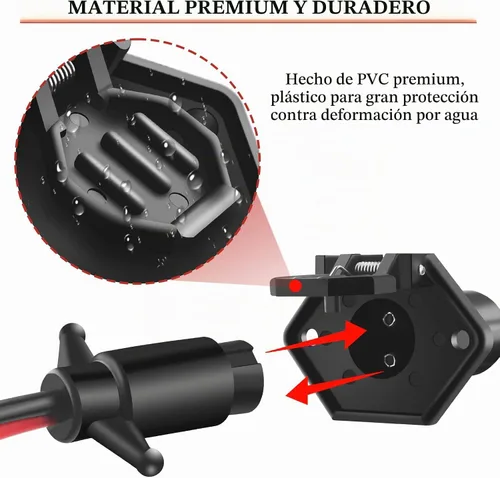 Vista 2 de Enchufe de motor de arrastre, impermeable 12V-24V enchufe de barco