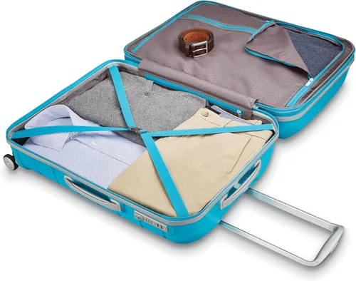Vista 10 de Samsonite Freeform – Maleta rígida, expandible con ruedas dobles giratorias, Blanco