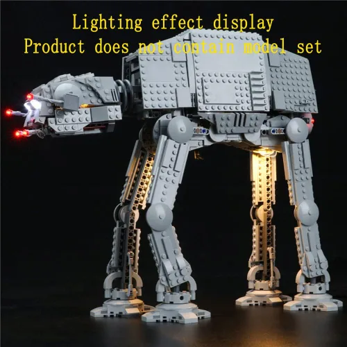 Vista 4 de GEAMENT Kit de luces LED versión 2020 compatible con modelos de construcción Lego 75288 at-at (versión 2020) (juego de modelos no incluidos)