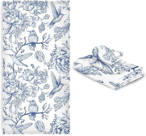Vista 10 de susiyo Juego de toallas de baño de 3 piezas, suaves y altamente absorbentes, hermosas toallas de baño florales rosas rosas toallas de baño, toallas