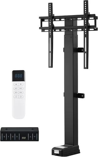 Vista 11 de CO-Z Elevador de TV motorizado para televisores de 32" a 57" de hasta 165 lb, 400x400 VESA, soporte con mecanismo de altura ajustable y montaje
