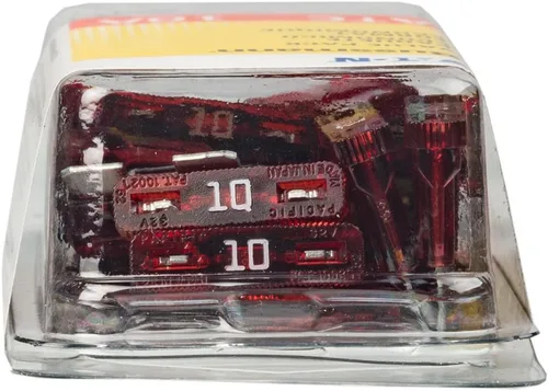 Vista 5 de Bussmann (VP/ATC-10-RP) Fusible de hoja ATC de acción rápida rojo de 10 amperios 32 V, (paquete de 25)