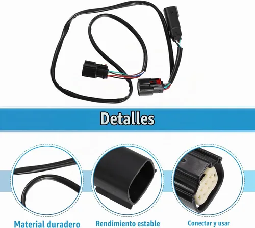 Vista 7 de X AUTOHAUX Arnés de Cableado de Desconexión Rápida para Motocicleta Compatible con Harley Davidson para Tour Pak 2014-2019 CD-TP-QD-14 Cable