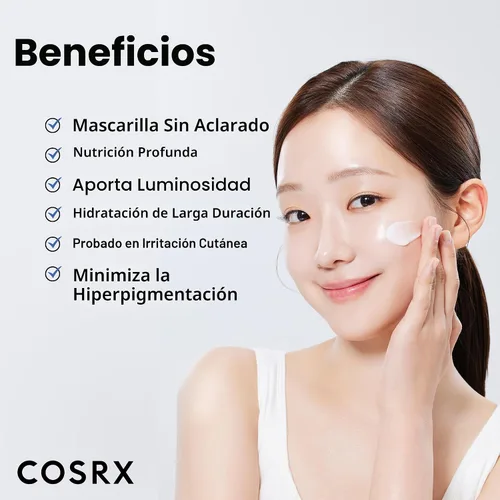 Vista 5 de [Cosrx], última mascara nutritiva de noce de arroz, spa, 2.1 oz 68% Rice Extract Sleeping Pack, Brightening, Deep Nourishment for Dull, Dry Skin