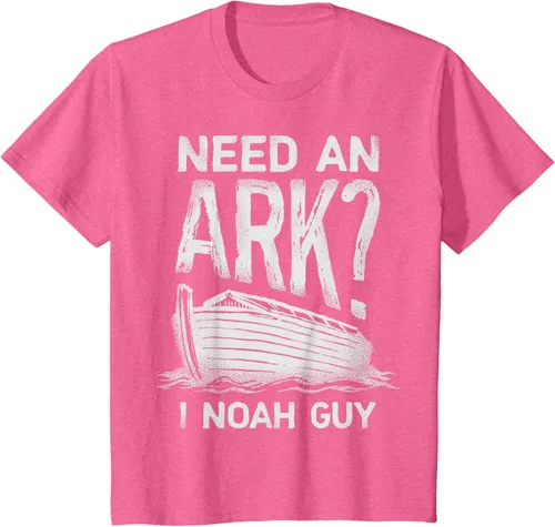 Vista 45 de Need an Ark I Noah Guy Funny Christian Men Women Pun Humour T-Shirt Negro