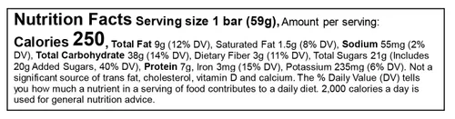 Vista 7 de Vermont Nut Free Chocolates Granola masticable TANABAR (chispas de chocolate) barras de 2.1 onzas, 12 unidades, sin nueces, sin huevo, Kosher