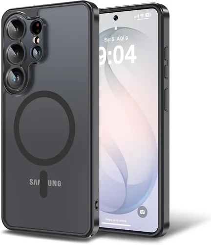 Vista 38 de Funda para iPhone 11 con protector de pantalla, compatible con MagSafe, ultra delgada, translúcida, mate, a prueba de golpes, color negro
