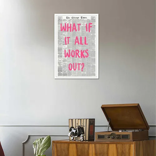 Vista 9 de Drimiler Póster con texto en inglés «What If It All Workout» («What If It All Workout») con texto en inglés «What If It All Workout»