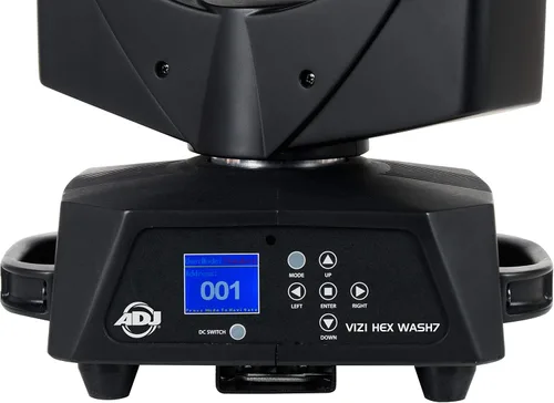 Vista 8 de Vizi Hex Wash7 a 105W RGBAW + UV LED Powered Moving Head Wash Light