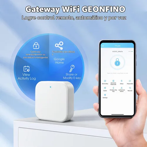 Vista 2 de Puerta de enlace inteligente Wi-Fi, concentrador G2 para cerradura