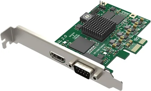 Vista 2 de Magewell Pro Capture Dual HDMI 11080 - Tarjeta de captura PCIe HDMI de doble canal para grabación de video HD para transmisión en vivo, grabación