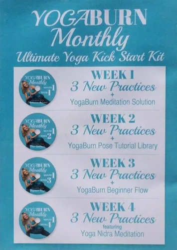 Vista 2 de Yoga Burn Mensual: Kit de inicio de yoga definitivo