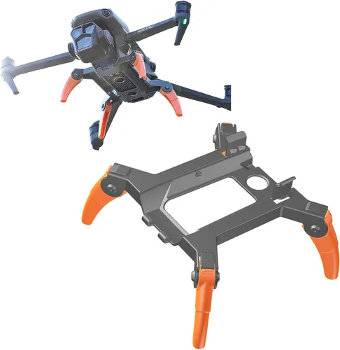 Vista 7 de Pierna de tren de aterrizaje para DJI Mavic 3 Pro RC Cámara Drone Accesorios Plegable Extensor Extensiones Soporte Gimbal Soporte (Gris)