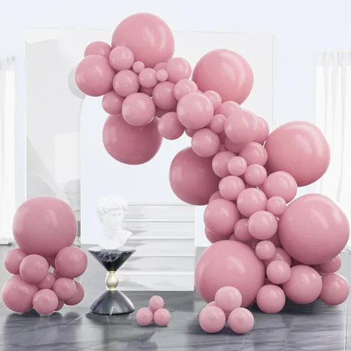 Vista 99 de PartyWoo - Globos de color albaricoque retro, 120 unidades de 5 pulgadas, de látex, para arco de globos, decoración de fiesta y de cumpleaños