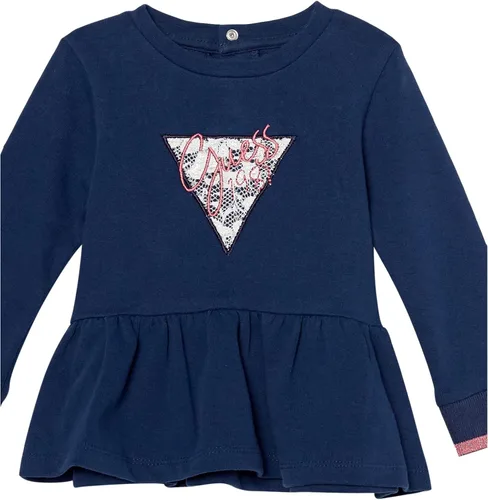 Vista 3 de GUESS Sudadera de manga larga de rizo francés para niñas y bebés