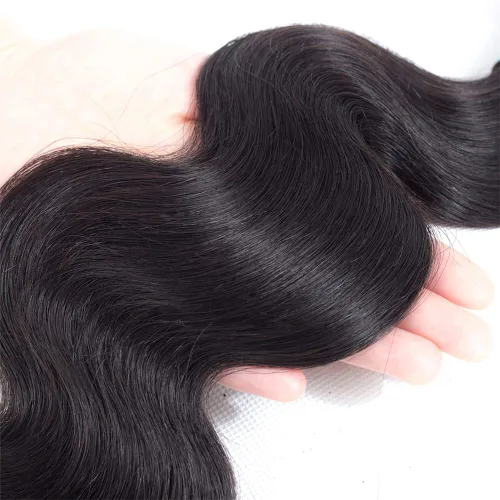 Vista 5 de Extensiones de cabello humano ondulado brasileño de 20, 20, 20, 20 pulgadas, 3 paquetes de extensiones de cabello humano virgen sin procesar