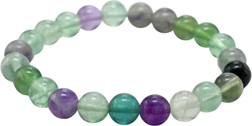 Vista 482 de Amazing Gemstone Crystal Bracelet for Women Men's Gifts - Protection Healing Crystal Bracelet - 8mm Gemstone Beaded Stretchable Bracelet Pulseras
