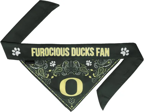 Vista 3 de Bandana para mascotas BYU en azul y blanco