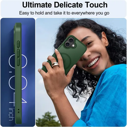 Vista 518 de MOCCA - Funda magnética resistente para iPhone XR de 6.1 pulgadas, compatible con MagSafe, funda con protección contra caídas de grado militar