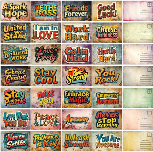 Vista 11 de PARTH iMPEX Juego de postales de 63 parques nacionales de Estados Unidos, pósteres de viaje vintage, kit de collage estético de pared, tarjetas
