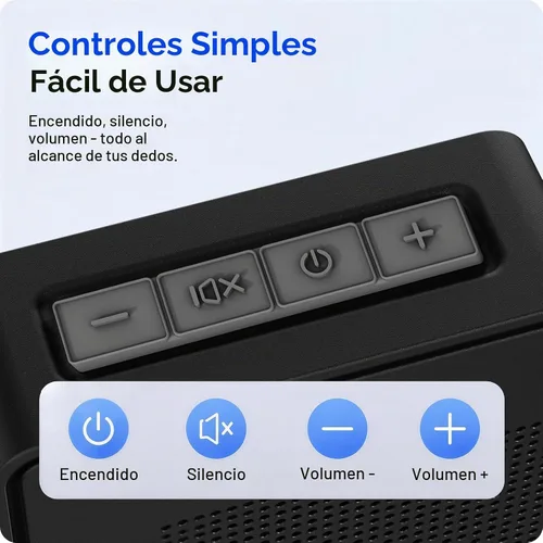 Vista 7 de Amplificador de voz con Bluetooth y micrófono inalámbrico Lavalier B006 15W Negro