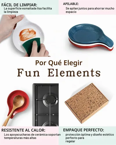 Vista 3 de Bandeja de utensilios de encaje en relieve, soporte de cuchara de cerámica, 5.5 pulgadas de diámetro (azul grisáceo)