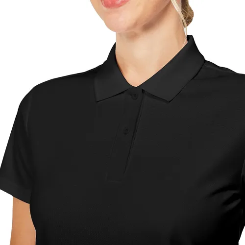 Vista 3 de Casei Camisas polo para mujer, camisas de golf, secado rápido, absorben la humedad, polo blanco y negro