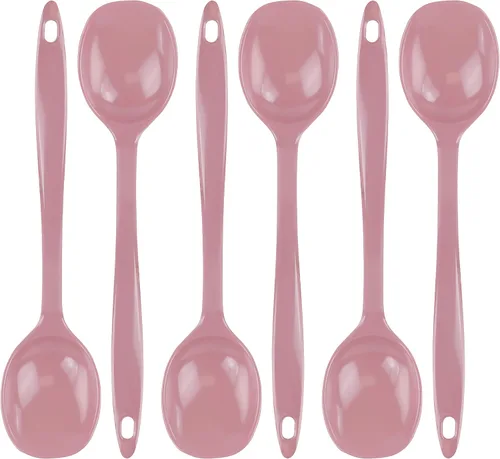 Vista 18 de Reston Lloyd Cuchara de cocina para servir, untar, mezclar, resistente al calor, sin BPA, melamina de 11 pulgadas, utensilio con mango ergonómico