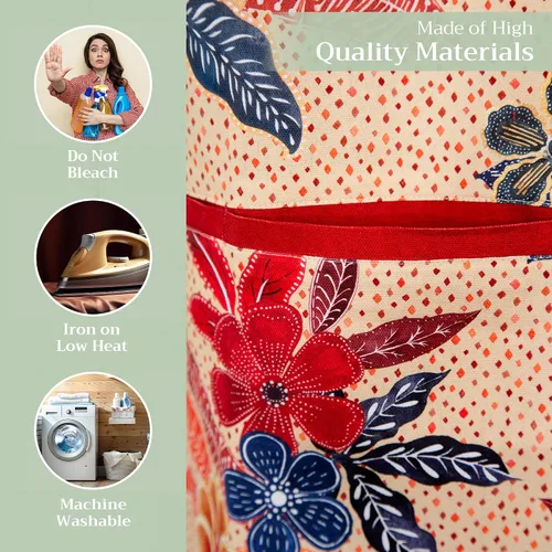 Vista 299 de Maison d' Hermine Delantales para mujer con bolsillo, 100% algodón (27.50 x 31.50 pulgadas)