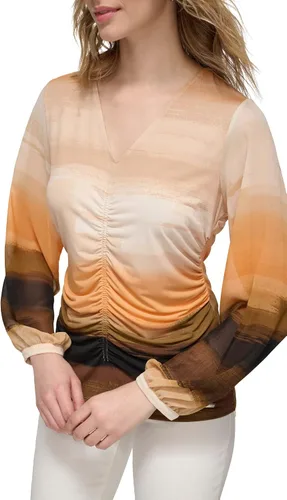 Vista 5 de Calvin Klein Women's Gathered Long Sleeve Knit